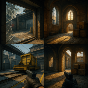 Масштабное обновление CS2 — карт Overpass, Train и Inferno в Counter‑Strike 2